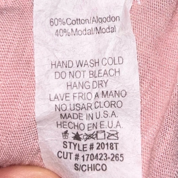 Promesa Shirt Short Sleeve Crewneck Scoop neck Pullover Top Open Back Casual Top - Picture 7 of 8